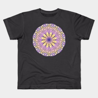 Yellow Mandala Kids T-Shirt